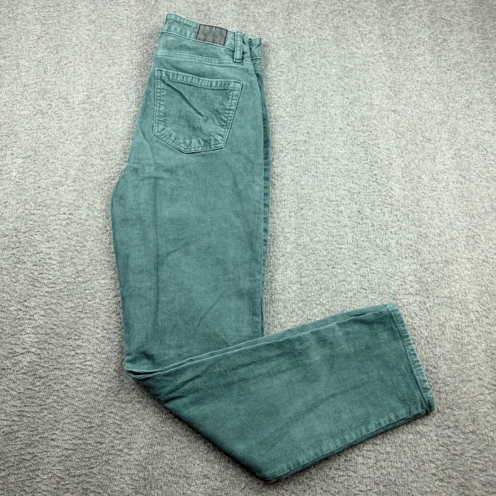 American‎ Eagle Mom Straight Jean Women's 00 Green Corduroy Stretch Pants